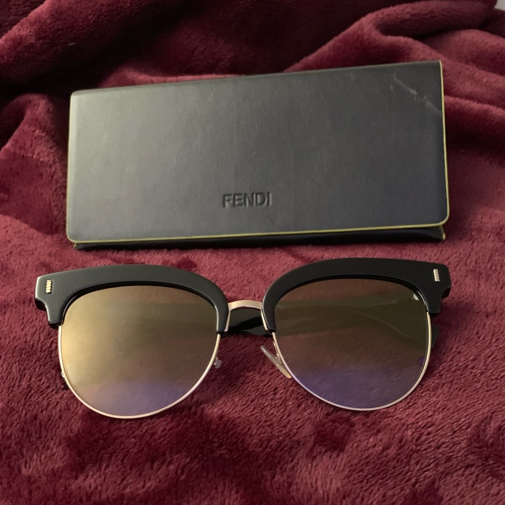 FENDI Sunglasses BLACK GOLD 54mm